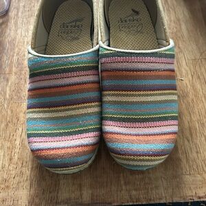 Dansko spring vegan stripe professional